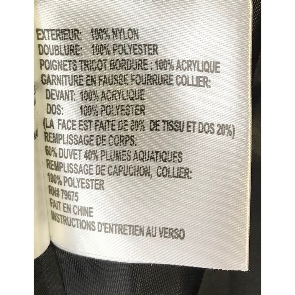 Michael Kors Black Insulated Down Winter Coat - Picture 5 of 5